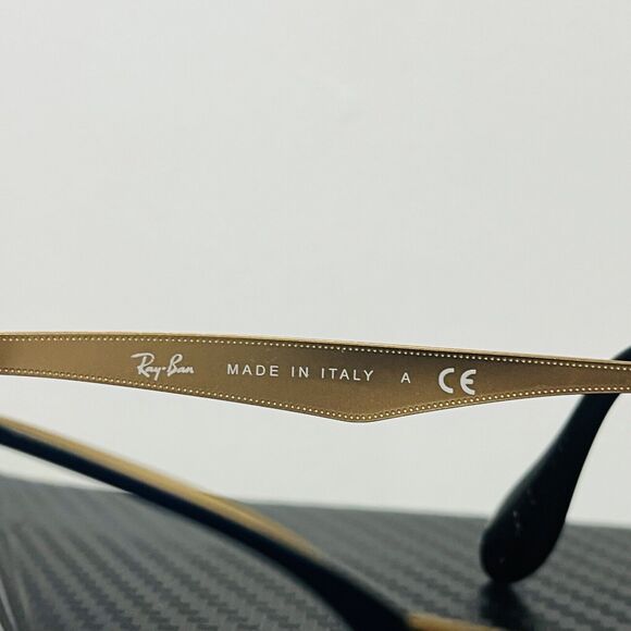 Ray Ban RX 6346-2872 Gold with Royal Blue Eyeglasses Frames Only Discontinued - Picture 6 of 13